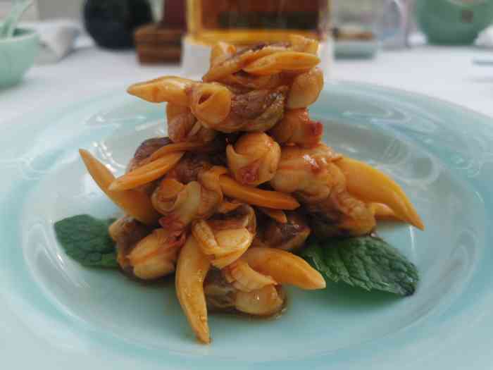 止观小馆61辽河口渔家菜-"[薄荷]环境:位于王府井半岛酒店旁边的.