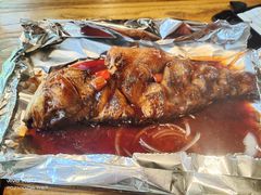 铁板烧汁鲈鱼-U你·湖北家宴菜(南湖总店)
