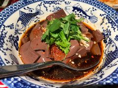 辣子蒜羊血-汉唐宴长安食府