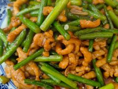 肉丝蒜苗-北大地皖峰饭馆