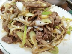 葱爆羊肉-清真永恒华威肉饼(潘家园店)