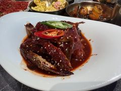 -草家酱蟹炭火烤肉店(珲春南路一店)