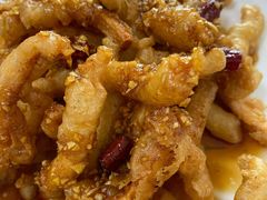 炸鱿鱼条-天伦海鲜·老味道·青岛菜(栈桥天主教堂店)