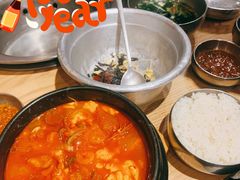 海鲜嫩豆腐汤-姜虎东白丁烤肉(苏州中心店)