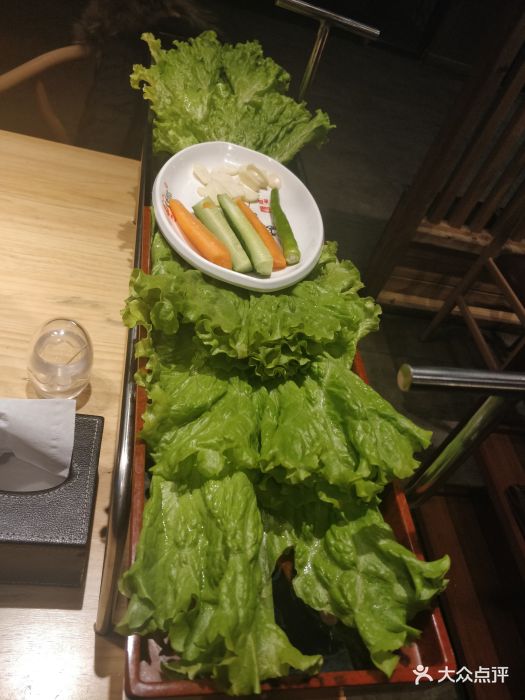 黑牛时代韩式烤肉专门店蔬菜长盘图片 - 第979张