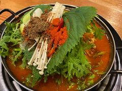 土豆排骨火锅-喇喇排骨火锅·传统韩式脊骨汤(望京西园总店)