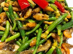 黄瓜花炒鱼仔虾仔-德云居