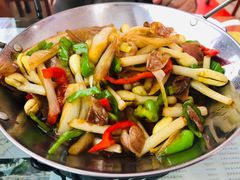 干锅花生芽-宜城私房菜.臭鳜鱼(九华新街店)