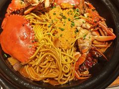 招牌香辣蟹面-不仔客海鲜·烧烤·270度海景餐厅(大东海店)