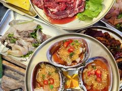 -围炉肉舍•炭烤活鳗•丹东海鲜烤肉(步行街店)