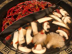 鲜菌鸳鸯锅-纸盐河码头火锅(十八梯店)