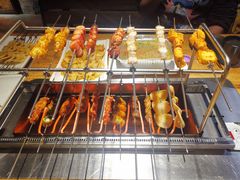 会自己转的烧烤炉-悦屋老板娘的烤肉店(紫薇田园店)