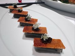 野菜凉皮脆炸松板肉-悦轩中餐厅·高空江景·杭州柏悦酒店