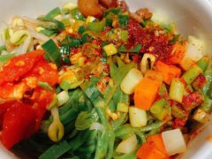 干拌菠菜面-汉唐宴长安食府