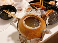 泰国椰皇炖乌鸡汤-陈鹏鹏潮汕菜(欢乐海岸 海边景观店)
