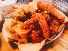 炸鸡翅一半一半-富乐满韩国正宗炸鸡韩国料理(虹泉路店)