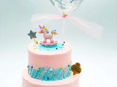 -卡比儿童蛋糕·心意定制·低脂零卡糖动物奶油FancyBALLOON(滨海店)