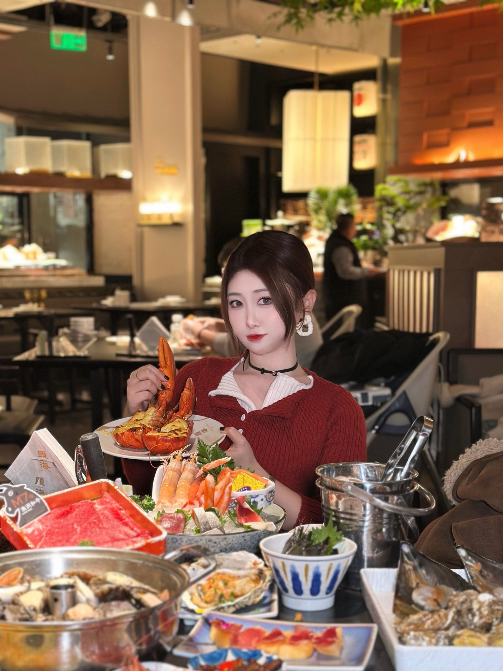 一口回本海鲜畅拿的自助餐真的扶墙出❗️