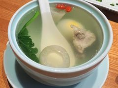 竹荪鸽蛋汤-竹里馆·淮扬菜·功夫茶(老门东店)