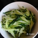 爽口干豆腐丝拌黄瓜凉菜