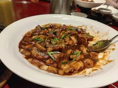 金蒜鳗鱼烧花胶-北平楼·烤鸭·北京菜(牡丹园店)