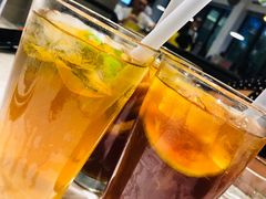 蜂蜜绿茶芦荟饮-卡朋西餐(较场西路店)