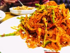 拌明太鱼-喇喇排骨火锅·传统韩式脊骨汤(望京西园总店)