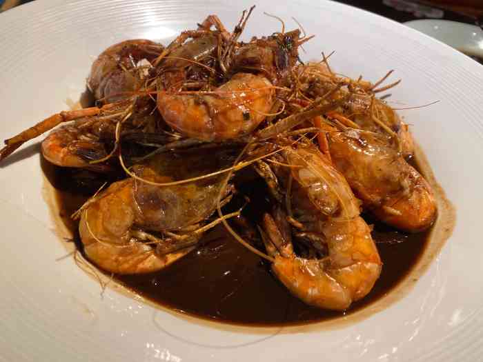 老头儿油爆虾( 湖滨银泰in77d区店)-"味道一般般,没有想象中的那么好