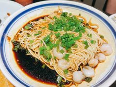葱油三虾拌面-老头儿油爆虾·知味杭州(爱琴海购物中心)
