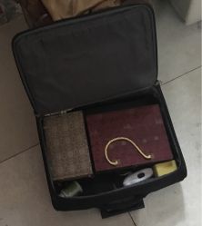 -凤鸣笔庄婴儿满月理发胎毛笔制作