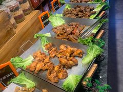 自助取餐区-大漠风炭火烤肉火锅自助餐厅(台山万达店)