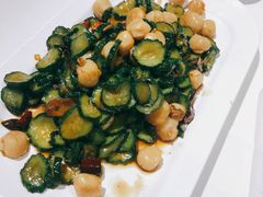 脆瓜炒扇贝丁-小螺号海鲜·地道鲁菜(省体总店)