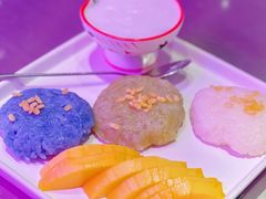 三色香芒糯米飯-新越盏·东南亚料理(捷登都会店)