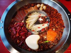 菌菇鸳鸯锅-谭鸭血老火锅(漳州路店)