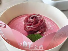 鲜牛肉玫瑰-左庭右院鲜牛肉火锅(浦江欢乐颂店)
