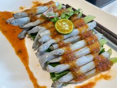 秋葵拌沙虫-黑明餐厅(白鹭洲店)