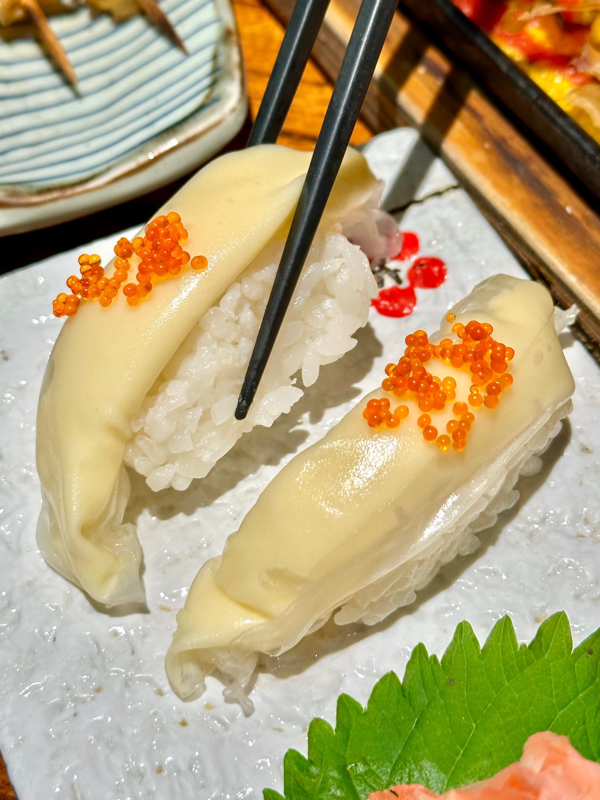 上海的朋友们!冰皮榴莲寿司真的好恰!
