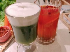 抹茶芝士奶盖-赤坂亭M9和牛烧肉·日料398放题(万达店)