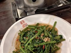 炒空心菜-大螃蟹海鲜餐厅