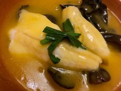 蟹油糟熘丹山黄鱼脯-新光酒家·河豚·海鲜·蟹料理(浦东店)