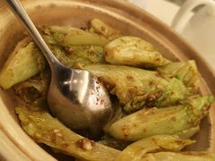 瓦煲虾干香啫唐生菜-利苑酒家(金宝店)