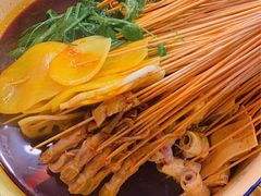 辣卤串串-拈签一笑黄牛肉辣卤串串