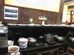 自助取餐区-素德轩素食餐厅(东港店)
