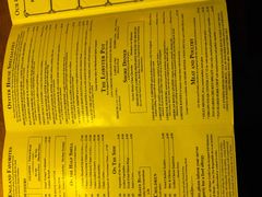 菜单-Union Oyster House