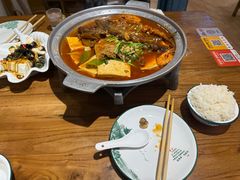 -东来菜馆•手抓海鲜家常菜•海鲜锅贴(鸽子窝店)