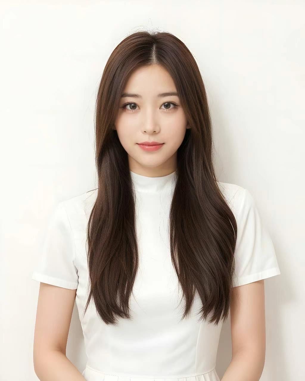 中分长发的简洁