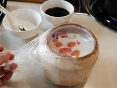 木瓜雪蛤椰子冻-烹然四季椰子鸡火锅(团结湖总店)
