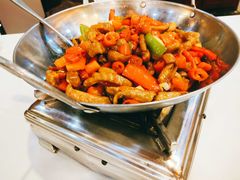 干锅香辣肥肠-翠清酒家(万丰路店)