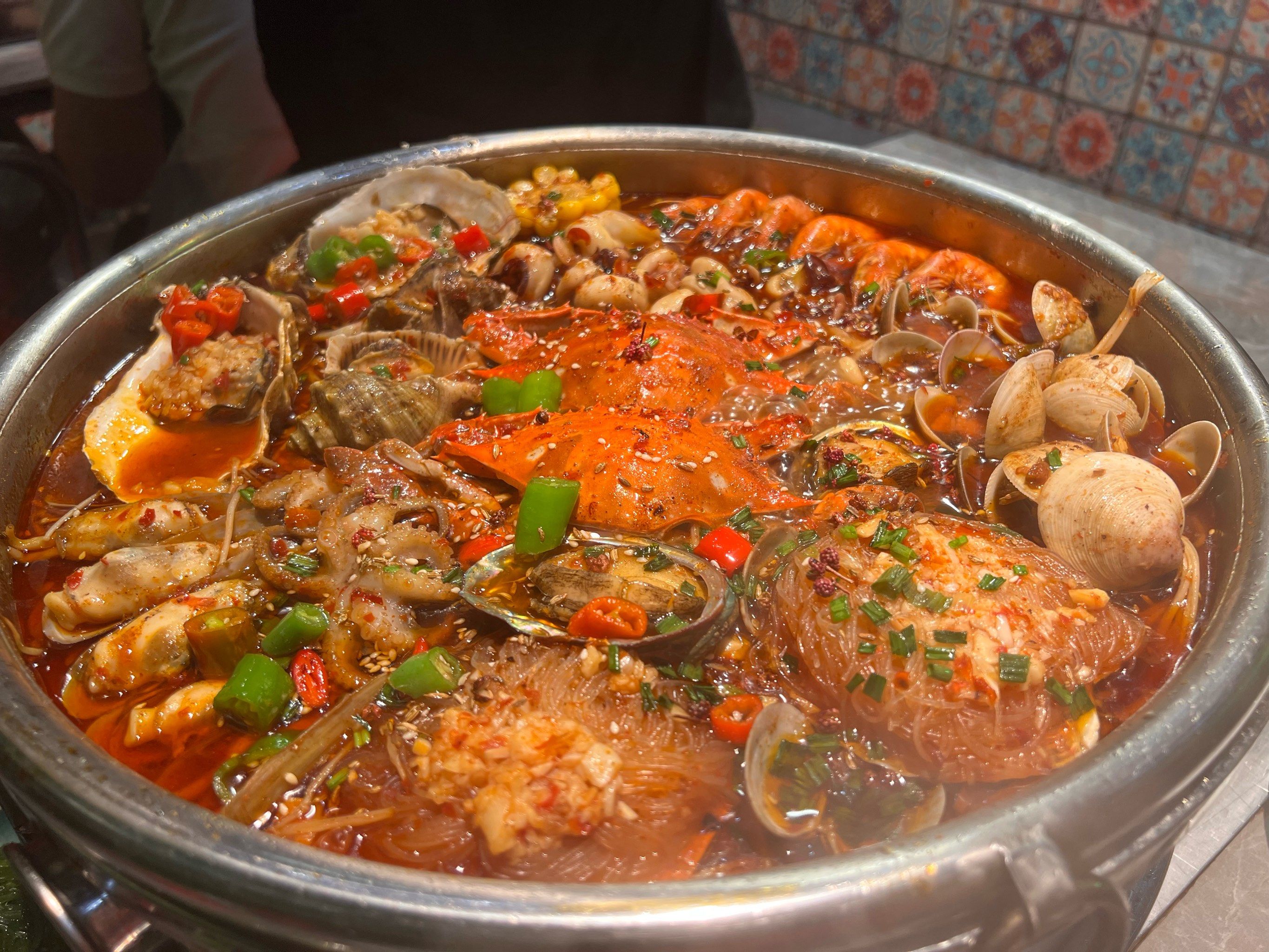 终于吃到心心念念的海鲜大咖啦!