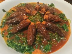 羊肚菌酿虾胶-敏珠拉姆藏餐·南京厨房(富春江东街店)